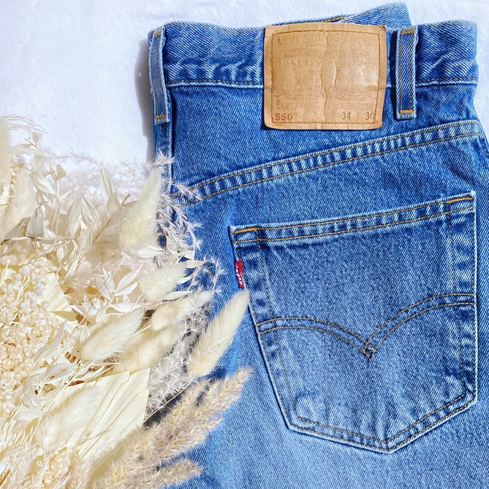 Vintage 550 Levi Cutoff Denim Shorts